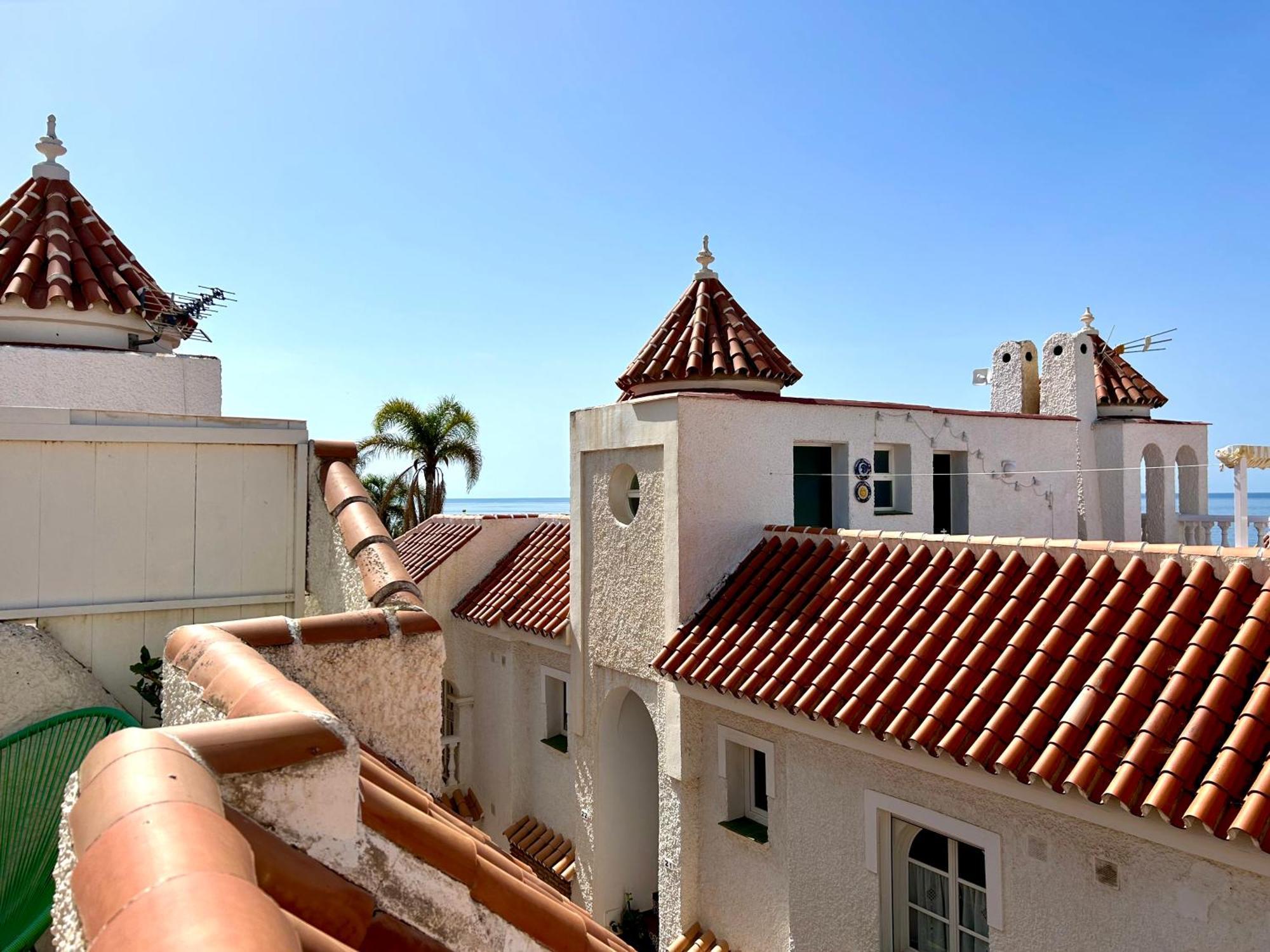 Apartamento agradable con gran solarium en Mezquitilla Algarrobo Costa Exterior foto